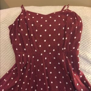 Old navy polka dot swing dress